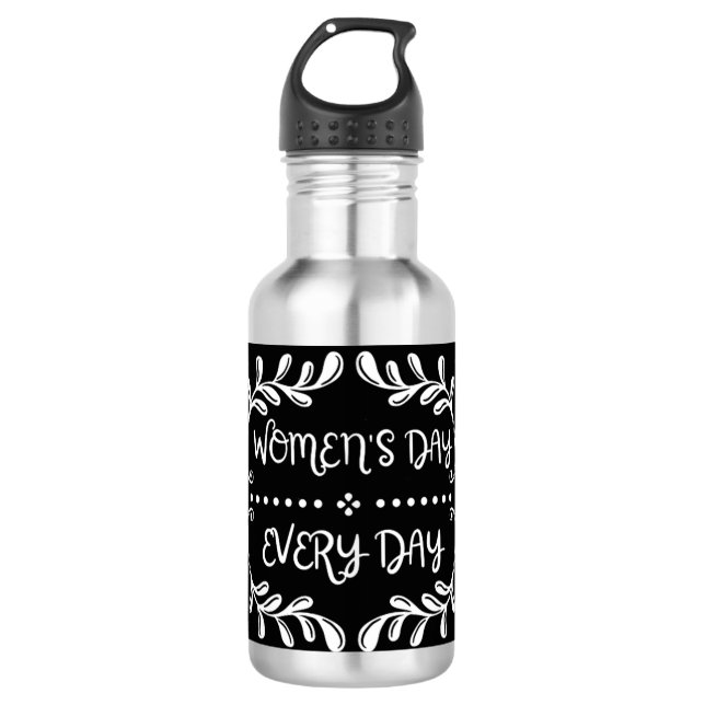 Botella De Agua Día de la mujer todos los días (Anverso)