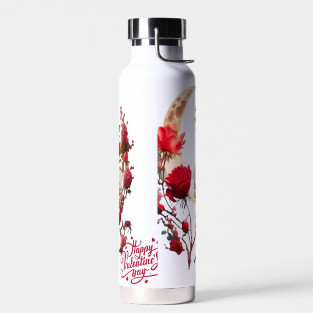 Botella De Agua Día de la rosa  (Izquierdo)