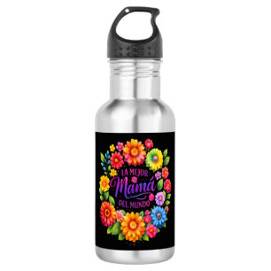 Botella De Agua Día de las Madres La Mejor Mama Del Mundo