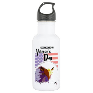 Botella De Agua Día de los Veteranos