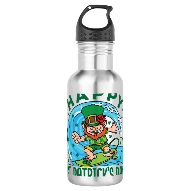 Botella De Agua Día de San Patrón en Hawái (Anverso)