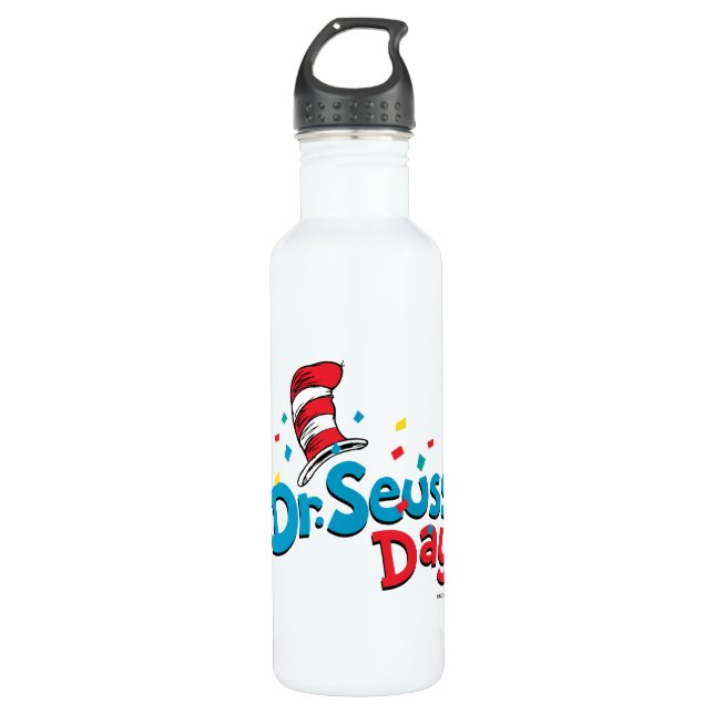 Botella De Agua Día del Dr. Seuss | Confetti (Anverso)