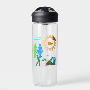 Botella De Agua Día del Golf