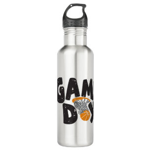 Botella De Agua Día del Juego Baloncesto Divertido Jóvenes Hombres