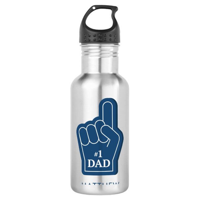 Botella De Agua Día del Padre Cumpleaños Keepsake Personalizado (Anverso)
