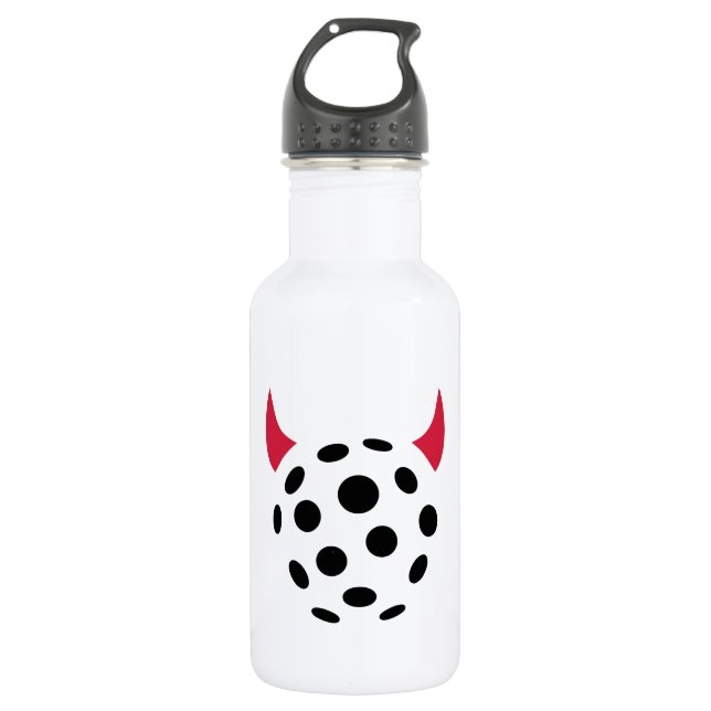 Botella De Agua Diablo de Floorball (Anverso)