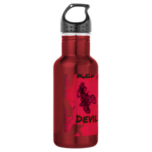 Botella de agua diablo rojo 