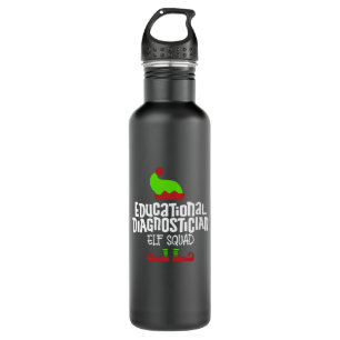 Botella De Agua Diagnóstico educativo de navidades