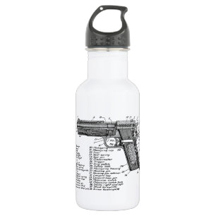 Botella De Agua Diagrama V2 del arma