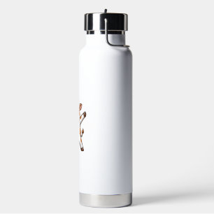 Botella De Agua Dibujando Vaquita Monada Diseño de Camiseta de Gra