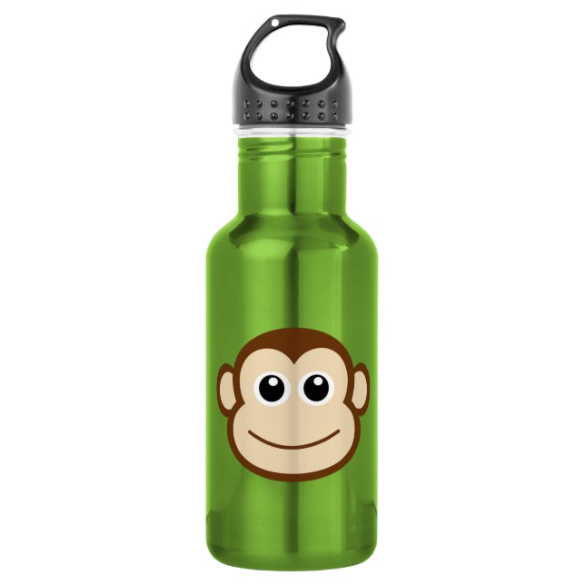 Botella De Agua Dibujo animado del mono (Anverso)