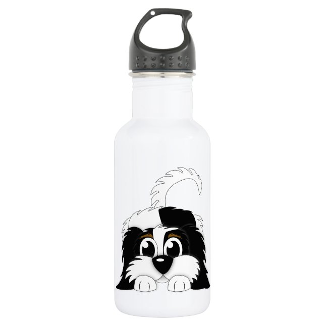 Botella De Agua Dibujo animado lindo Cavachon (Anverso)