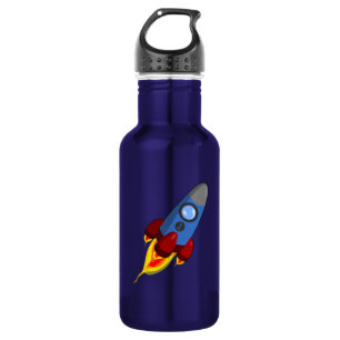 Botella De Agua Dibujo animado Rocketship