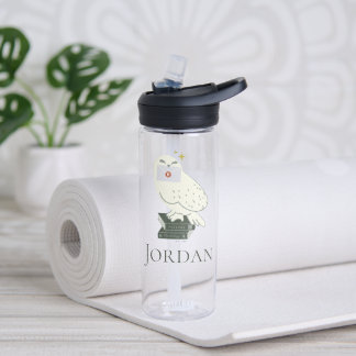Botella De Agua Dibujo caprichoso de Hedwig con carta