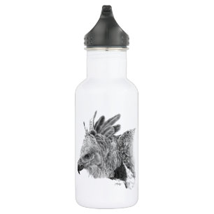 Botella De Agua Dibujo de águila harpía