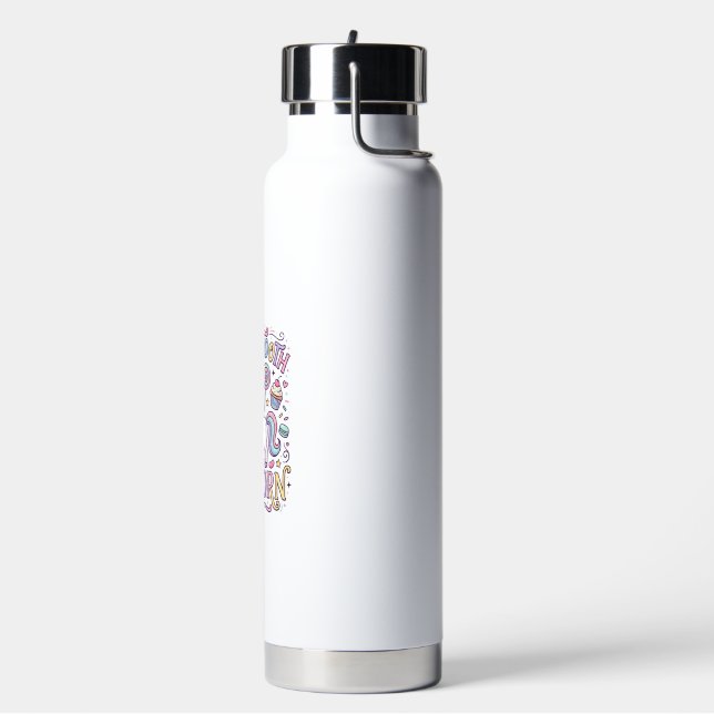 Botella De Agua Diente Dulce Unicornio Diseño Original de Merchand (Izquierda)