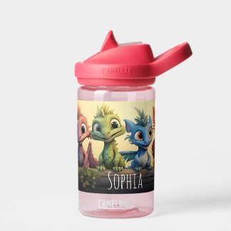 Botella De Agua Dino-Sipper: Beber diversión prehistórica