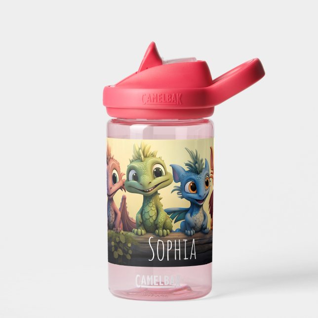 Botella De Agua Dino-Sipper: Beber diversión prehistórica (Izquierdo)