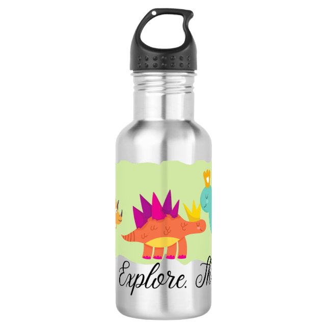 Botella De Agua Dinosaurio (Anverso)