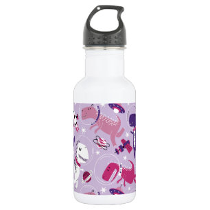 Botella De Agua Dinosaurios espaciales, Dinosaurios lindos, Estrel