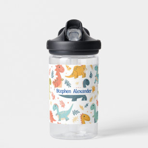 Botella De Agua Dinosaurios personalizados