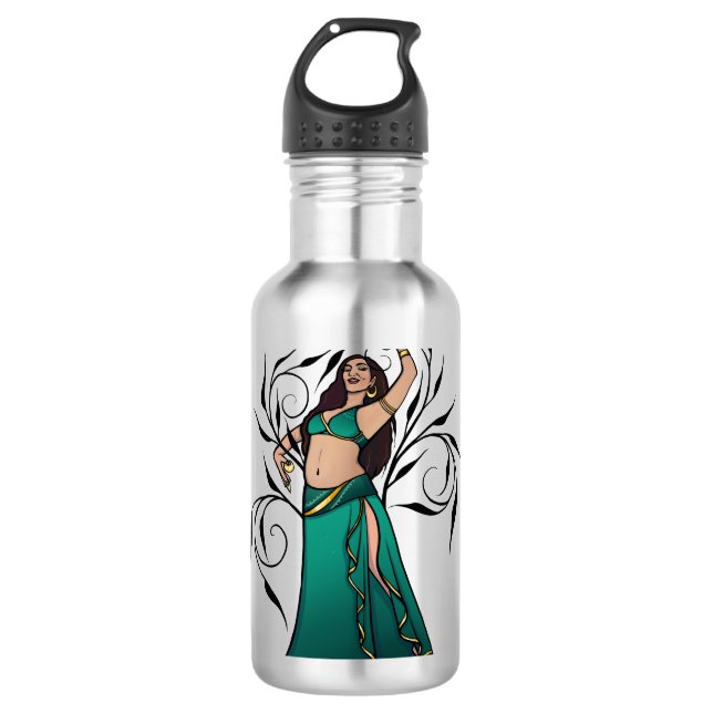 Botella De Agua Diosa bailarina Belly Sivoney (Anverso)
