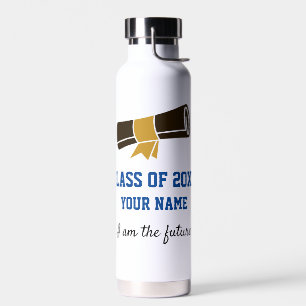 Botella De Agua Diploma Para El Graduado Thor Copper Vacuum Insu