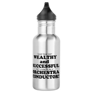 Botella De Agua Director de orquesta rico y exitoso