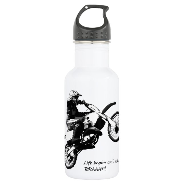 Botella De Agua Dirtbike (Anverso)