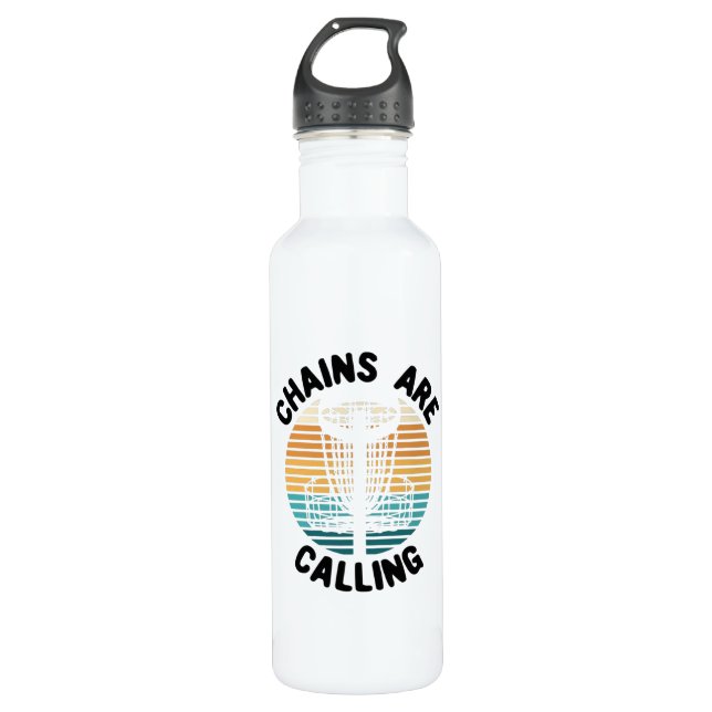 Botella De Agua Disc Golf Disc Golf Basket (Anverso)