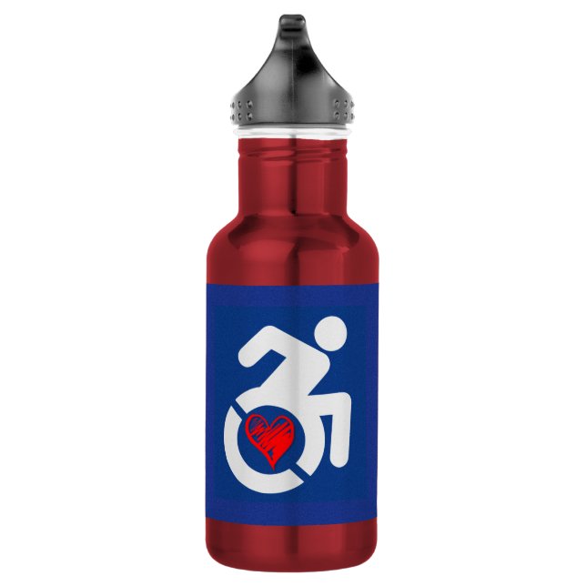 Botella De Agua Discapacitados para el amor (Derecha)