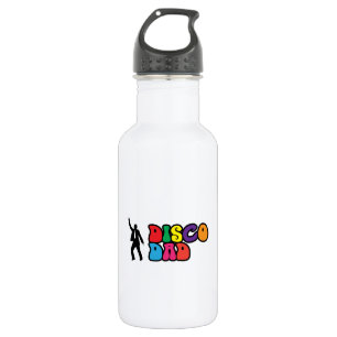 Botella De Agua Disco Dad - Una psicodélica para papá