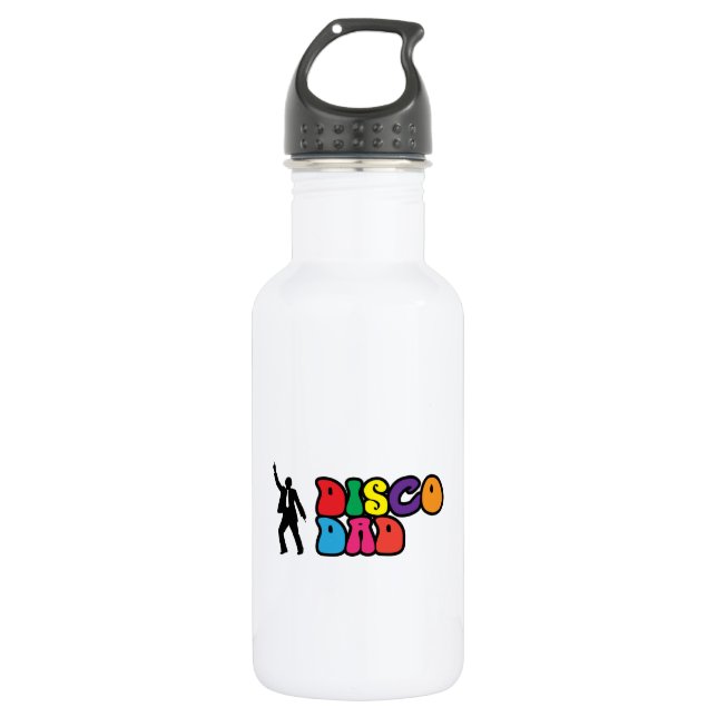 Botella De Agua Disco Dad - Una psicodélica para papá (Anverso)