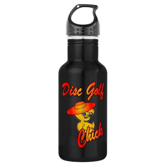 Botella De Agua Disco Golf Chick #5 (Anverso)