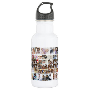 Botella De Agua Diseñar su propio Collage de fotos 50
