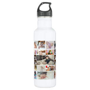 Botella De Agua Diseñar su propio Collage de fotos de 40