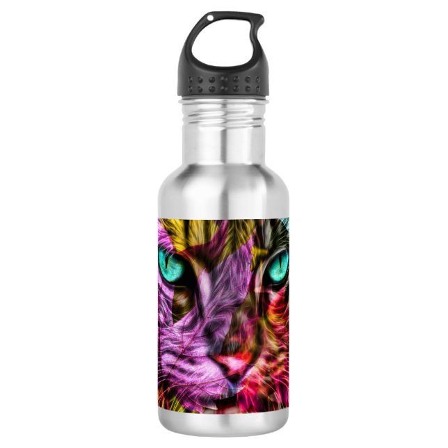 Botella De Agua Diseño artístico de gatos de Kitten (Anverso)