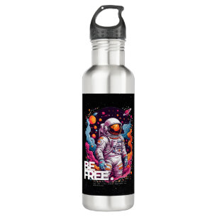 Botella De Agua Diseño Astronauta GRATUITO