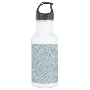 Botella De Agua Diseño circular azul