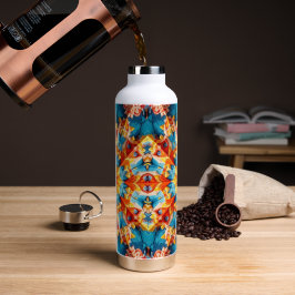 Botella De Agua Diseño colorido Kaleidoscope