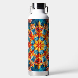 Botella De Agua Diseño colorido Kaleidoscope