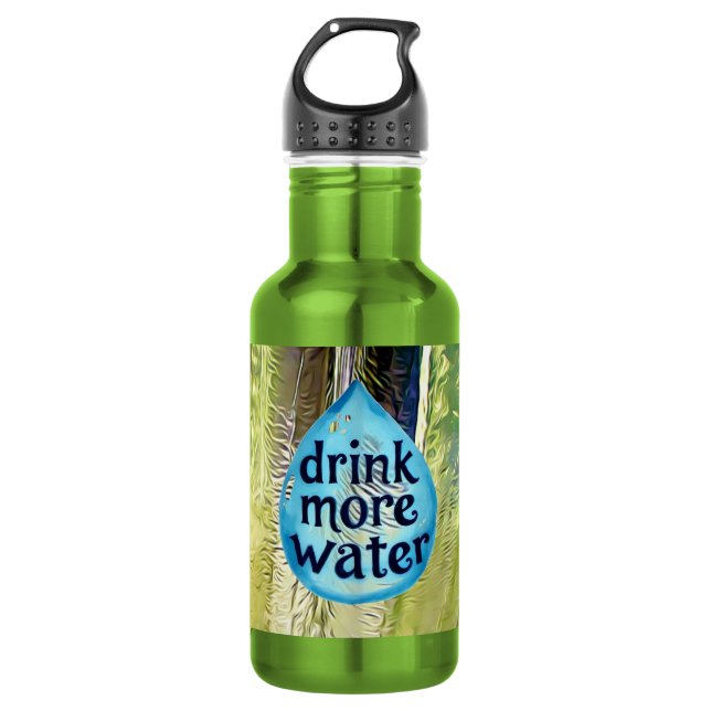 Botella De Agua Diseño de agua motivante (Anverso)