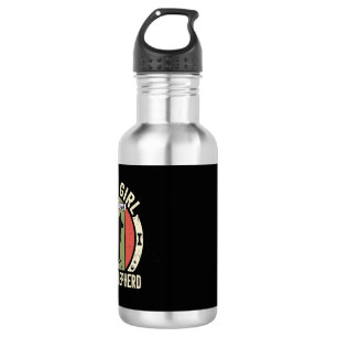 Botella De Agua Diseño de amante de perro pastor alemán niña (2)_1