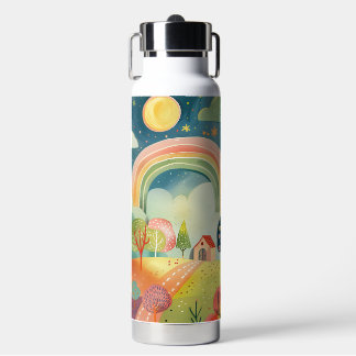Botella De Agua Diseño de Arte para Guardería
