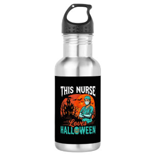 Botella De Agua Diseño de atención médica espeluznante de Hallowee