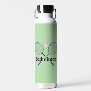 Botella De Agua Diseño de Badminton