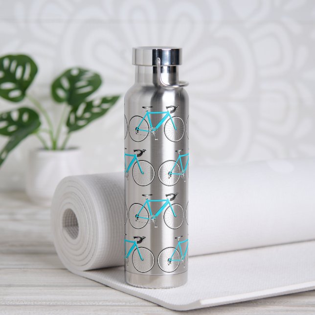 Botella De Agua Diseño de bicicletas Aqua (Yoga)