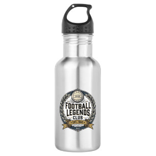 Botella De Agua Diseño de camiseta de fútbol vintage del club Foot