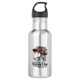Botella De Agua Diseño de camiseta de jinete de vaquero occidental