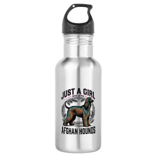Botella De Agua Diseño de camiseta de madre de perro vintage amant